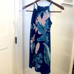 Palm halter dress